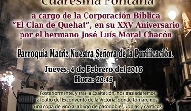 Exaltación del Jueves Lardero y Cuaresma Pontana
