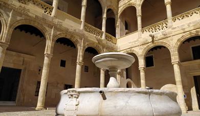 Palacio de los Ribera.Patio de armas