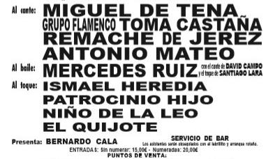 Festival Flamenco "El Arranque Roteño"