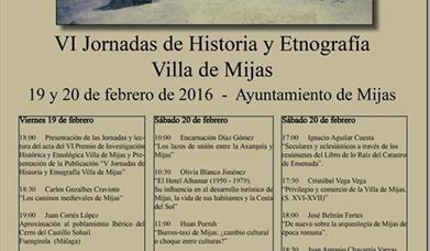 Jornadas de Historia y Etnografía Villa de Mijas