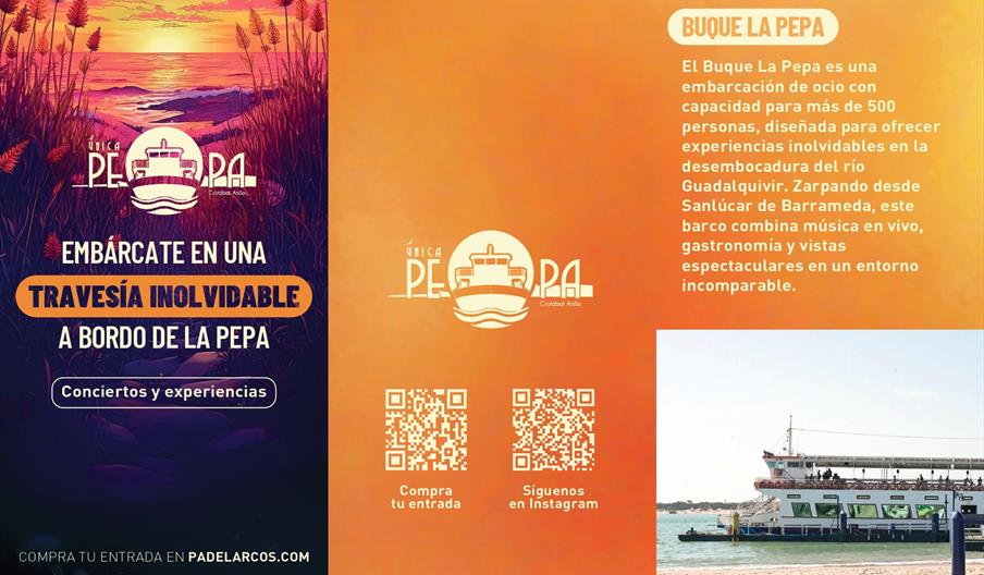 Conciertos a Bordo de un Buque en la desembocadura del rio Guadalquivir
