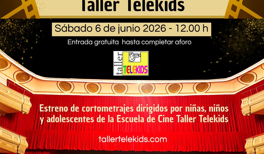 Gala Cinematográfica de Taller Telekids en el Cine Cervantes