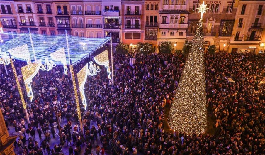 Luces de navidad en Sevilla