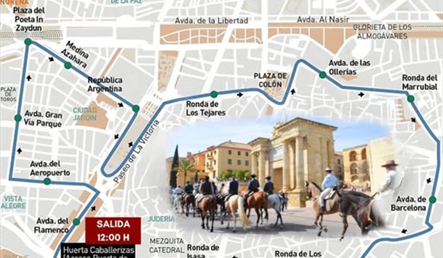 Marcha Hípica a Caballo. Córdoba