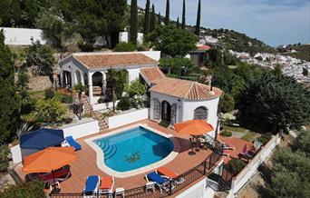 Aerial view of Villa Andalucia