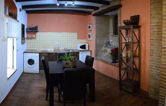 Comedor y cocina apartamento casa cueva