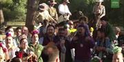 Paso de Hermandades del Rocío por el Vado de Quema
