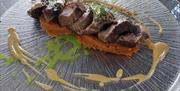 Platos del restaurante Ménade en la Axarquía