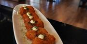Platos del restaurante Ménade en la Axarquía