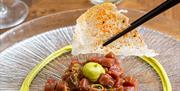 Platos del restaurante Ménade en la Axarquía