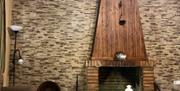 Salón chimenea